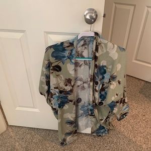 3/4 sleeved sweater cardigan